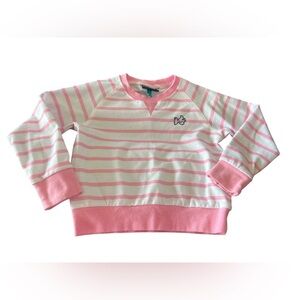Prodoh Girls Pink/White Striped Pullover in size 2T